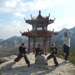 Students at the Kunyu Mountain Training China
